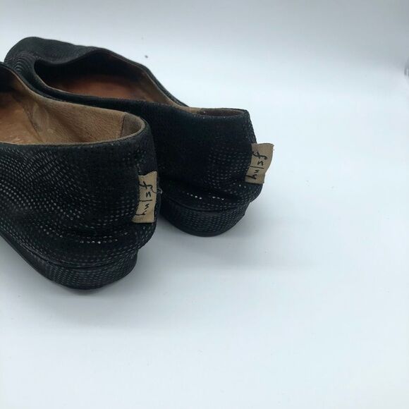 Fs/New York Glittery Black Flats sz9.5 - Picture 3 of 7